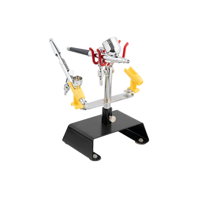 TM53 Soporte para aerógrafo, soporte de pistola de pulverización para juego de herramientas de 4 aerógrafos.